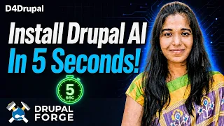 Install your Drupal AI instance within 5 seconds in DrupalForge D4Drupal