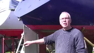 Just About Sailing March 2018 – Fixing the Rudder, Pt 3 Expanding Epoxy tests, Putting it together
