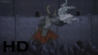 katsute kami datta kemono tachi e hank werewolf vs theo minotaur full fight
