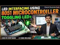 Led Interfacing Using 8051 Microcontroller Toggling led