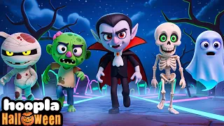 Spooky Finger Family Song | Funny Halloween Rhymes For Kids | Hoopla Halloween