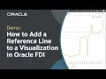 How to Add Reference Lines to Charts in Oracle Fusion Data Intelligence