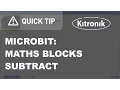 microbit MakeCode Editor - Math Blocks