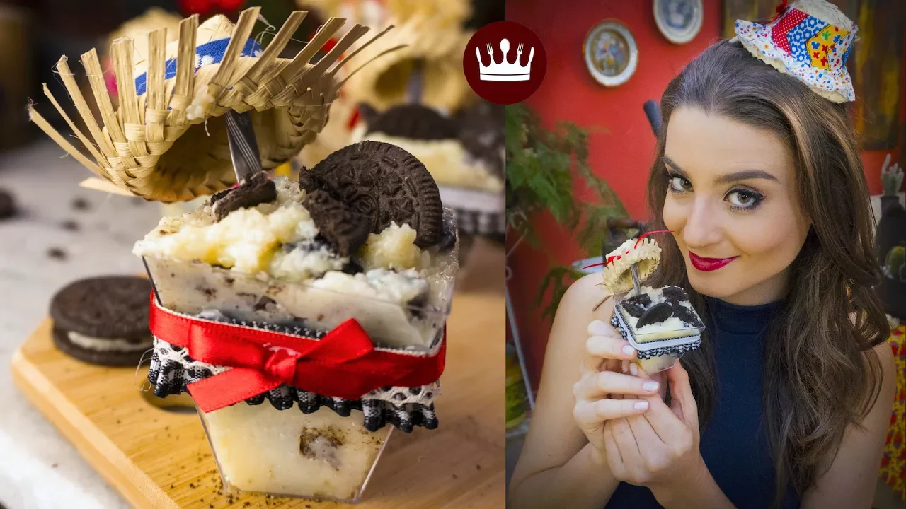 COCADA CREMOSA DE OREO RECEITAS DE FESTA JUNINA COZINHA DO BOM GOSTO GABI ROSSI
