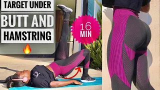 تجريب الجزء السفلي تمرين HAMSTRING BOOTY أفضل تمرين لرفع المؤخرة لفات الموز 