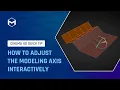 6 How to adjust the Modeling Axis interactively in Cinema 4D