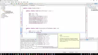 Java Programming 1 - Chapter 3 Exercises 4 6