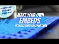 Make your own vibrant EMBEDS Get bright Bath Water EASILY