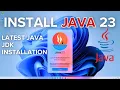 How to Install java 23 on Windows Java JDK 23 Installation