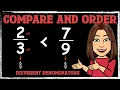 Comparing Fractions With Different Denominators Made Simple