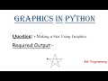 Making Star In Python Using Python Graphics