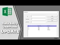 VBA Excel Data Entry Form - EP3 Update Data