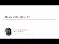 Course Bean Validation 1 1