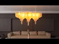 The Stream Chain Chandelier - Luxury Waterfall Crystal Pendant Light for Elegant Interiors