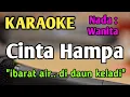 Download Lagu CINTA HAMPA - KARAOKE || NADA WANITA CEWEK || Pop Nostalgia || D'lloyd || Live Keyboard