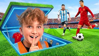 Tôi đã xây một sân bóng đá BÍ MẬT cho Ronaldo!