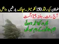 Weather Report for Next 48 Hours More Monsoon Rain Thunderstorms Expected Pak Weather Update