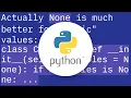 What is a clean pythonic way to implement multiple constructors