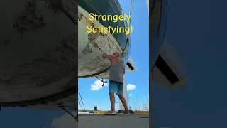 Cleaning Her Underbelly is Always a Pleasure! #japan #boatlife #sailing #coldplay