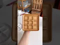the waffle tic-tac-toe board