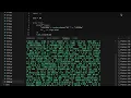 0 1 matrix rain effect