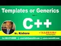 Templates or Generics Part 1 C Tutorial Mr Kishore