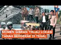 Lagu Naik Motor Lewati Jalan Retak, Begini Aksi Gibran Tinjau Lokasi Bencana Tanah Bergerak di Tegal