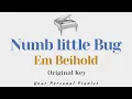 Download Lagu Numb little bug - Em Beihold (Original Key Karaoke) - Piano Instrumental Cover with Lyrics