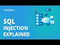 SQL Injection Explained SQL Injection Attack in Cyber Security Cybersecurity Simplilearn
