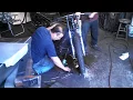 Lewistown Pa USA First fire up on Steam Motorcycle USA Mifflin County Lewistown PA Sentinel