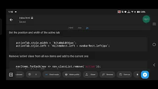 Curved Active Tab Navigation Menu using HTML CSS and JavaScript Full Source Code
