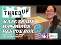 Thred Up Kate Spade Handbags Rescue Box - Unbox with Me To Resell on eBay Poshmark for Profit