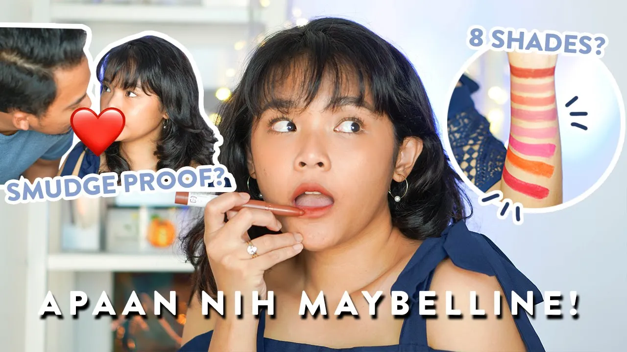 gue bakal review & colbain 6 lipstick maybelline yg paling sering diomongin orang2 -the powder matte. 