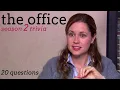 Season 2 of THE OFFICE trivia questions 20 Questions - Dunder Mifflin ROAD TRIpVIA