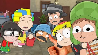 Compilado de Chaves Animado #chaves #shorts #animação 