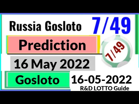 Download MP3 Russia Gosloto 7/49 Prediction for 16 May 2022 | GOSLOTO 749 16-05-2022 | R&D LOTTO Guide