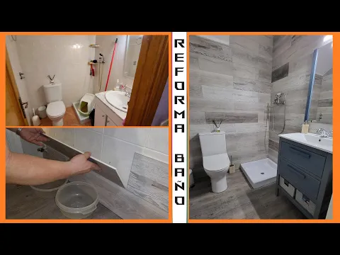 Download MP3 Renovate bathroom without work with adhesive vinyl floor and PVC tiles low cost renovation