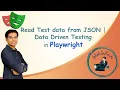Parameterize Playwright Tests Read Test Data from JSON File Like a Pro