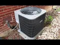 New 2021 Comfortmaker Performance 14 Air Conditioner Starting Up Running