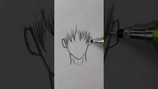 HOW TO DRAW BOY HAIR Shorts Art Sketch Viral 