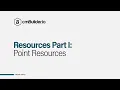 cmBuilder Tutorial 5 Resources Part I - Point Resources