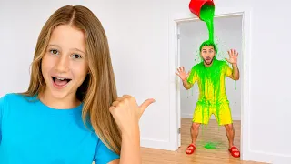 Nastya and Family Have a Fun Prank Day