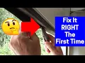 NEVER Replace Garage Door Bottom Seal Until Watching This Fast Easy