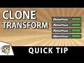 Quick Tip Clone a Template Transform Unity Tutorial
