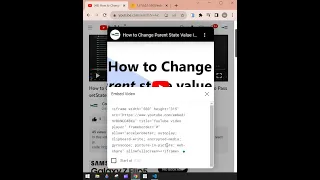 How To Display Youtube Video In Our Website In HTML Iframe How To Embed Video In HTML 