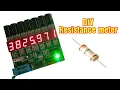 DIY Ohm Resistance Meter without Using Microcontroller