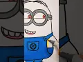 MINIONS DAVE Coloring Page Markers