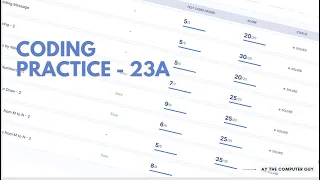 Programming Foundations Coding Practice 23A AYTCG