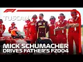 Lagu Mick Schumacher Drives The Ferrari F2004 Around Mugello