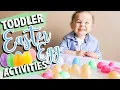 5 EASTER ACTIVITIES FOR TODDLERS Easter Egg Activities Easter Craft Ideas The Carnahan Fam